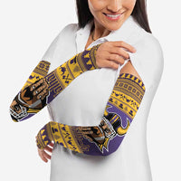 Viking-Inspired Football Christmas Arm Sleeves Valhalla-la Viking Warrior - Wonder Print Shop