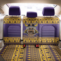 Viking-Inspired Football Christmas Back Car Seat Cover Valhalla-la Viking Warrior - Wonder Print Shop