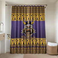 Viking-Inspired Football Christmas Bathroom Set Valhalla-la Viking Warrior - Wonder Print Shop
