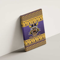 Viking-Inspired Football Christmas Canvas Wall Art Valhalla-la Viking Warrior - Wonder Print Shop