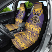 Viking-Inspired Football Christmas Car Seat Cover Valhalla-la Viking Warrior - Wonder Print Shop