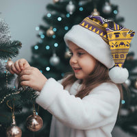 Viking-Inspired Football Christmas Santa Hat Valhalla-la Viking Warrior - Wonder Print Shop