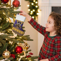 Viking-Inspired Football Christmas Stocking Valhalla-la Viking Warrior - Wonder Print Shop