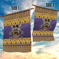 Viking-Inspired Football Christmas Garden Flag Valhalla-la Viking Warrior - Wonder Print Shop