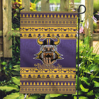 Viking-Inspired Football Christmas Garden Flag Valhalla-la Viking Warrior - Wonder Print Shop