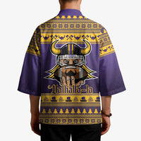 Viking-Inspired Football Christmas Kimono Valhalla-la Viking Warrior - Wonder Print Shop