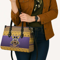 Viking-Inspired Football Christmas Leather Bag Valhalla-la Viking Warrior - Wonder Print Shop
