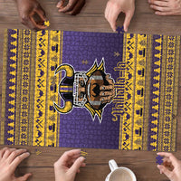 Viking-Inspired Football Christmas Puzzle Valhalla-la Viking Warrior - Wonder Print Shop
