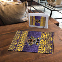 Viking-Inspired Football Christmas Puzzle Valhalla-la Viking Warrior - Wonder Print Shop