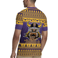 Viking-Inspired Football Christmas Rugby Jersey Valhalla-la Viking Warrior - Wonder Print Shop