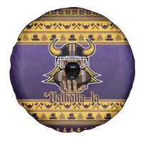 Viking-Inspired Football Christmas Spare Tire Cover Valhalla-la Viking Warrior - Wonder Print Shop