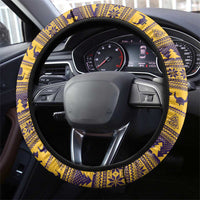 Viking-Inspired Football Christmas Steering Wheel Cover Valhalla-la Viking Warrior - Wonder Print Shop