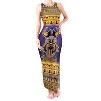 Viking-Inspired Football Christmas Tank Maxi Dress Valhalla-la Viking Warrior - Wonder Print Shop