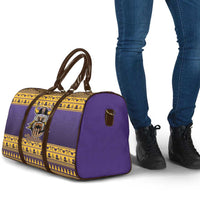 Viking-Inspired Football Christmas Travel Bag Valhalla-la Viking Warrior - Wonder Print Shop