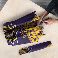 Viking-Inspired Football Christmas Umbrella Valhalla-la Viking Warrior - Wonder Print Shop