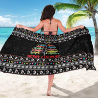 Merry Fishmas Sarong Fishing Christmas Tree Lights - Wonder Print Shop
