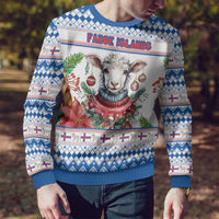 Faroe Islands Christmas Ugly Christmas Sweater Cute Faroese Sheep Xmas Patterns - Wonder Print Shop