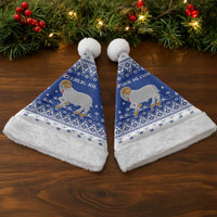 Faroe Islands Christmas Santa Hat Coat Of Arms Xmas Patterns - Wonder Print Shop