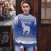 Faroe Islands Christmas Ugly Christmas Sweater Coat Of Arms Xmas Patterns - Wonder Print Shop