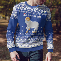 Faroe Islands Christmas Ugly Christmas Sweater Coat Of Arms Xmas Patterns - Wonder Print Shop