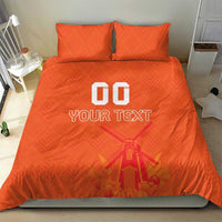 Custom Netherlands Rugby Bedding Set Windmill and Tulips With Jersey Pattern LT18