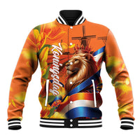 Netherlands Koningsdag Baseball Jacket Dutch Lion of Royal Pride