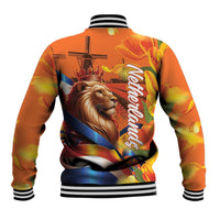 Netherlands Koningsdag Baseball Jacket Dutch Lion of Royal Pride