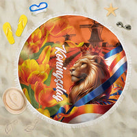 Netherlands Koningsdag Beach Blanket Dutch Lion of Royal Pride