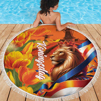 Netherlands Koningsdag Beach Blanket Dutch Lion of Royal Pride