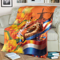 Netherlands Koningsdag Blanket Dutch Lion of Royal Pride