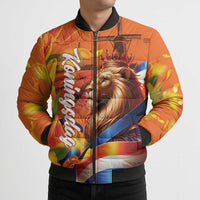 Netherlands Koningsdag Bomber Puffer Jacket Dutch Lion of Royal Pride