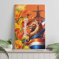 Netherlands Koningsdag Canvas Wall Art Dutch Lion of Royal Pride
