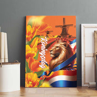 Netherlands Koningsdag Canvas Wall Art Dutch Lion of Royal Pride