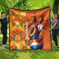 Netherlands Koningsdag Quilt Dutch Lion of Royal Pride