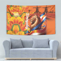 Netherlands Koningsdag Tapestry Dutch Lion of Royal Pride