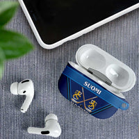 Finland Hockey AirPods Case Suomi Lion Ice Pride 2026 Blue Version