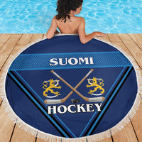 Finland Hockey Beach Blanket Suomi Lion Ice Pride 2026 Blue Version