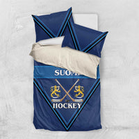 Finland Hockey Bedding Set Suomi Lion Ice Pride 2026 Blue Version