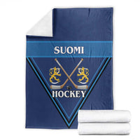 Finland Hockey Blanket Suomi Lion Ice Pride 2026 Blue Version