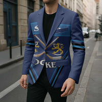 Finland Hockey Custom Blazer Suomi Lion Ice Pride 2026 Blue Version