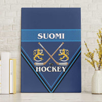 Finland Hockey Canvas Wall Art Suomi Lion Ice Pride 2026 Blue Version