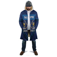 Finland Hockey Custom Cloak Suomi Lion Ice Pride 2026 Blue Version