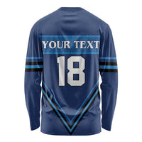 Finland Hockey Custom Long Sleeve Shirt Suomi Lion Ice Pride 2026 Blue Version