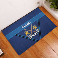 Finland Hockey Rubber Doormat Suomi Lion Ice Pride 2026 Blue Version