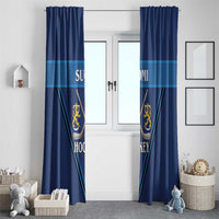 Finland Hockey Window Curtain Suomi Lion Ice Pride 2026 Blue Version