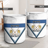 Finland Hockey Laundry Basket Suomi Lion Ice Pride 2026 White Version