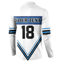 Finland Hockey Custom Button Sweatshirt Suomi Lion Ice Pride 2026 White Version