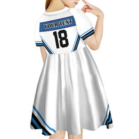 Finland Hockey Custom Kid Short Sleeve Dress Suomi Lion Ice Pride 2026 White Version