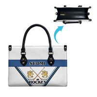 Finland Hockey Leather Bag Suomi Lion Ice Pride 2026 White Version