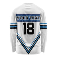 Finland Hockey Custom Long Sleeve Shirt Suomi Lion Ice Pride 2026 White Version